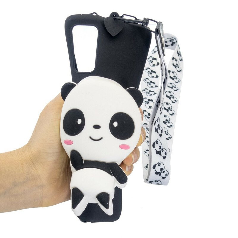 Skal Samsung Galaxy A41 3d Panda Med Karbinhake