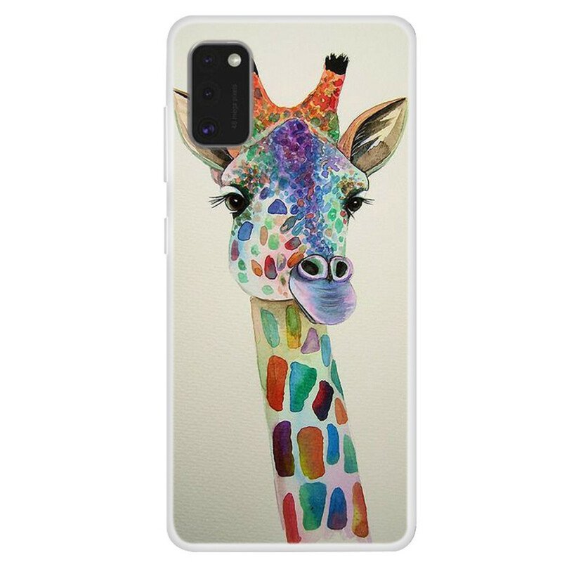 Skal Samsung Galaxy A41 Färgglad Giraff