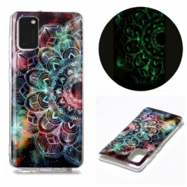 Skal Samsung Galaxy A41 Fluorescerande Blommig Serie