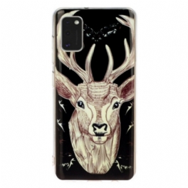 Skal Samsung Galaxy A41 Fluorescerande Majestic Deer