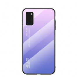 Skal Samsung Galaxy A41 Härdat Glas Hej