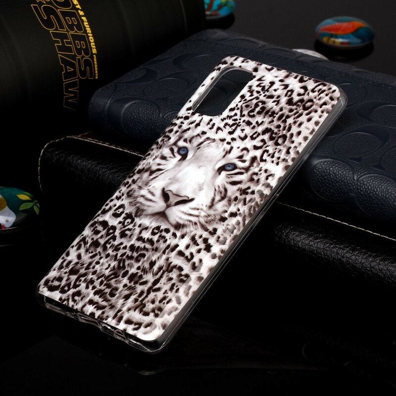 Skal Samsung Galaxy A41 Leopard Fluorescerande