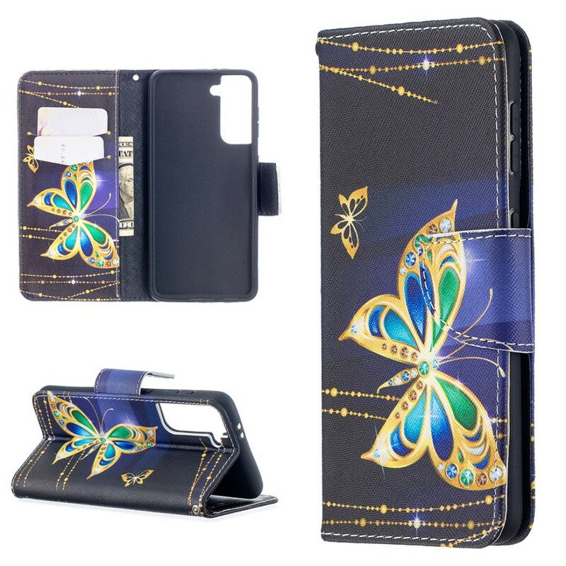 Fodral Samsung Galaxy S21 5G Butterflies Kings