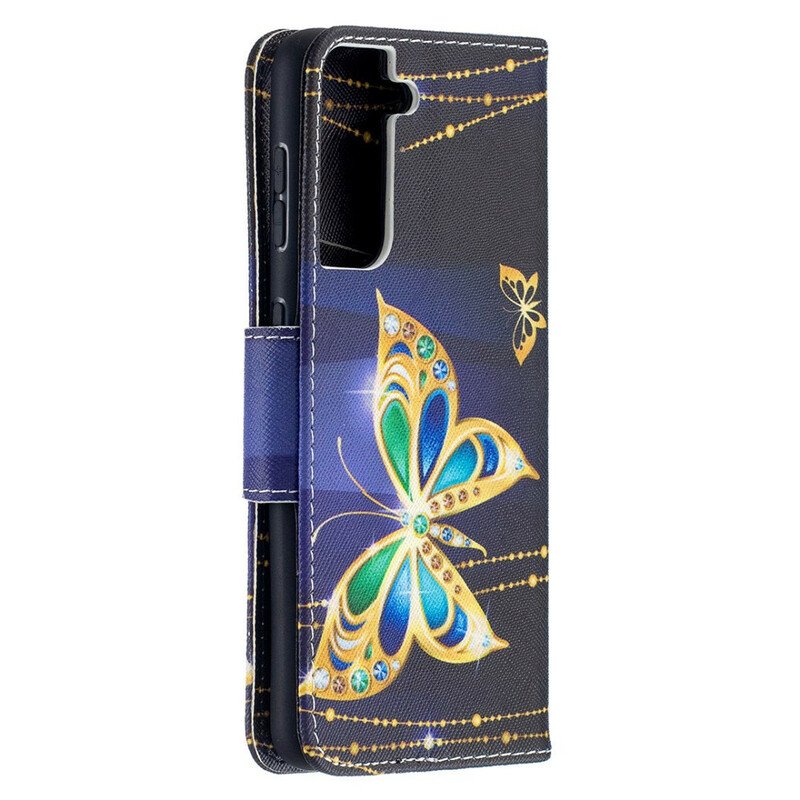 Fodral Samsung Galaxy S21 5G Butterflies Kings