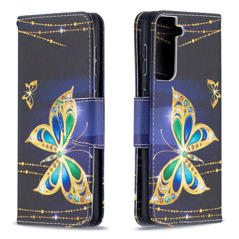 Fodral Samsung Galaxy S21 5G Butterflies Kings