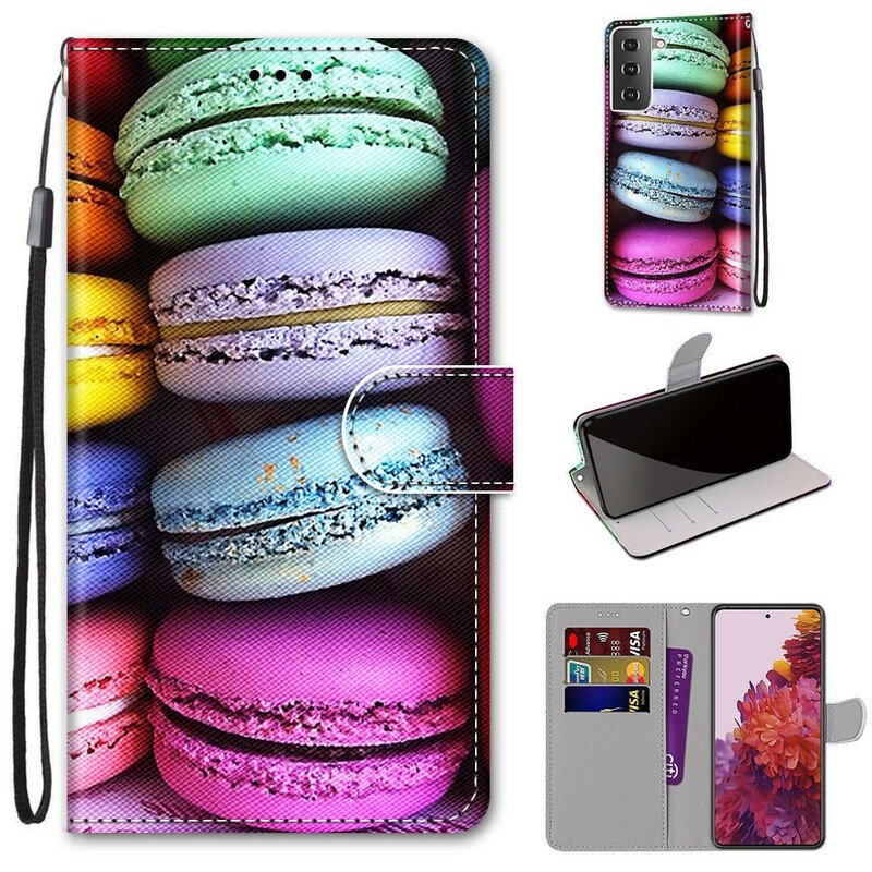 Fodral Samsung Galaxy S21 5G Macarons