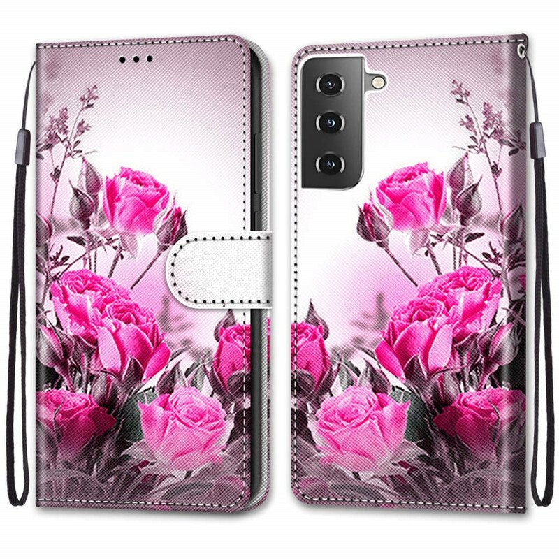 Fodral Samsung Galaxy S21 5G Magiska Blommor