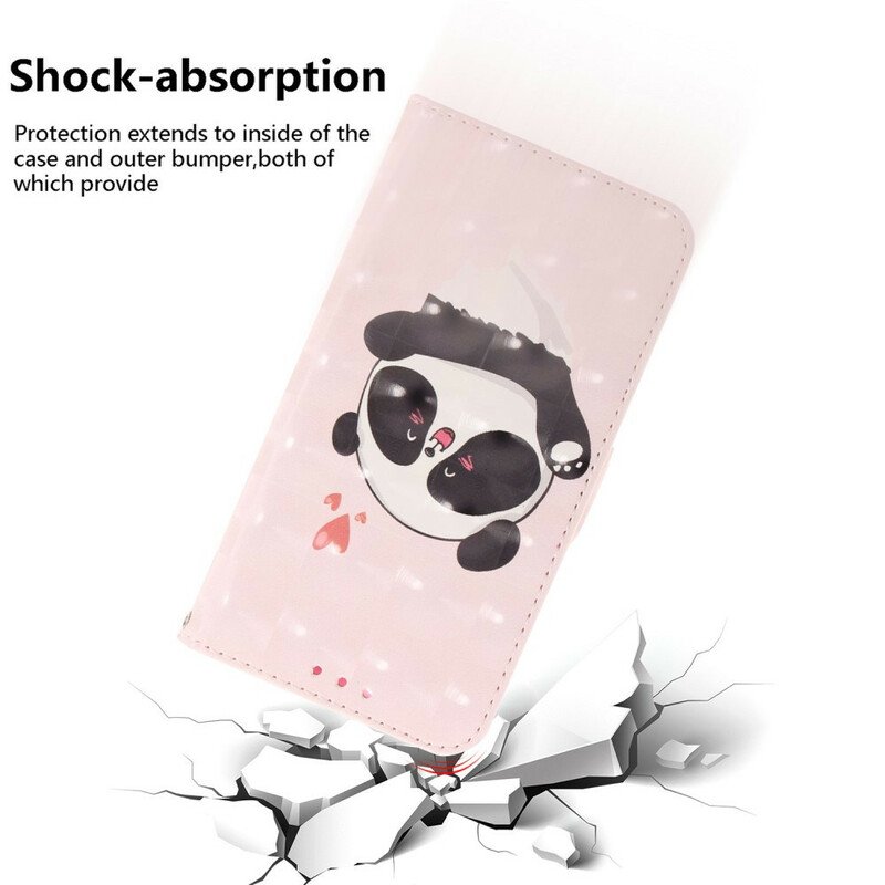 Fodral Samsung Galaxy S21 5G Med Kedjar Strappy Panda