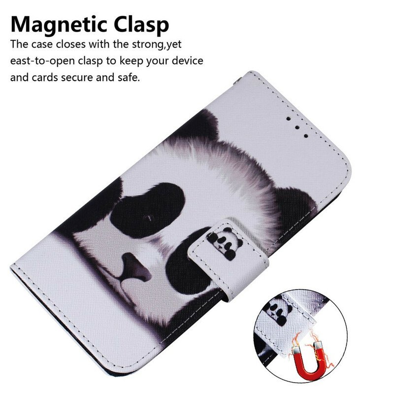 Fodral Samsung Galaxy S21 5G Panda Ansikte