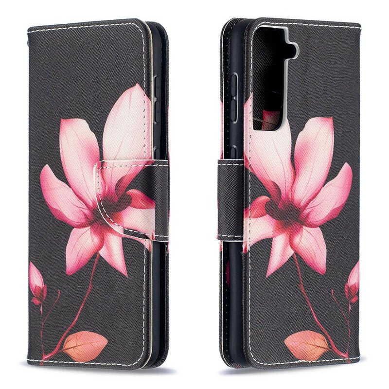 Fodral Samsung Galaxy S21 5G Rosa Blomma