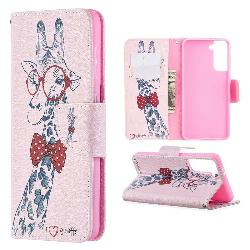 Folio-fodral Samsung Galaxy S21 5G Brainy Giraff