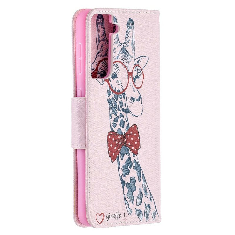 Folio-fodral Samsung Galaxy S21 5G Brainy Giraff