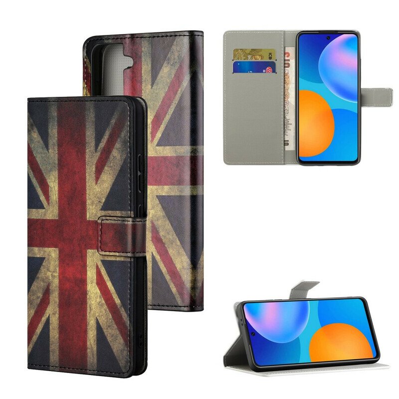 Folio-fodral Samsung Galaxy S21 5G Englands Flagga