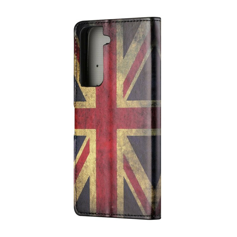 Folio-fodral Samsung Galaxy S21 5G Englands Flagga