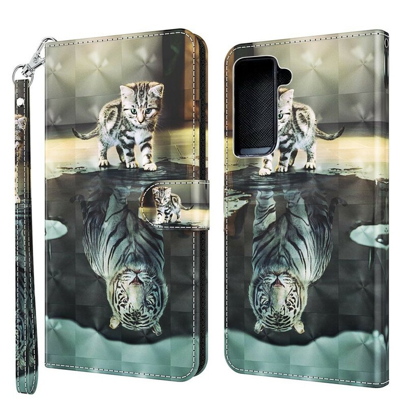 Folio-fodral Samsung Galaxy S21 5G Ernest Tigern