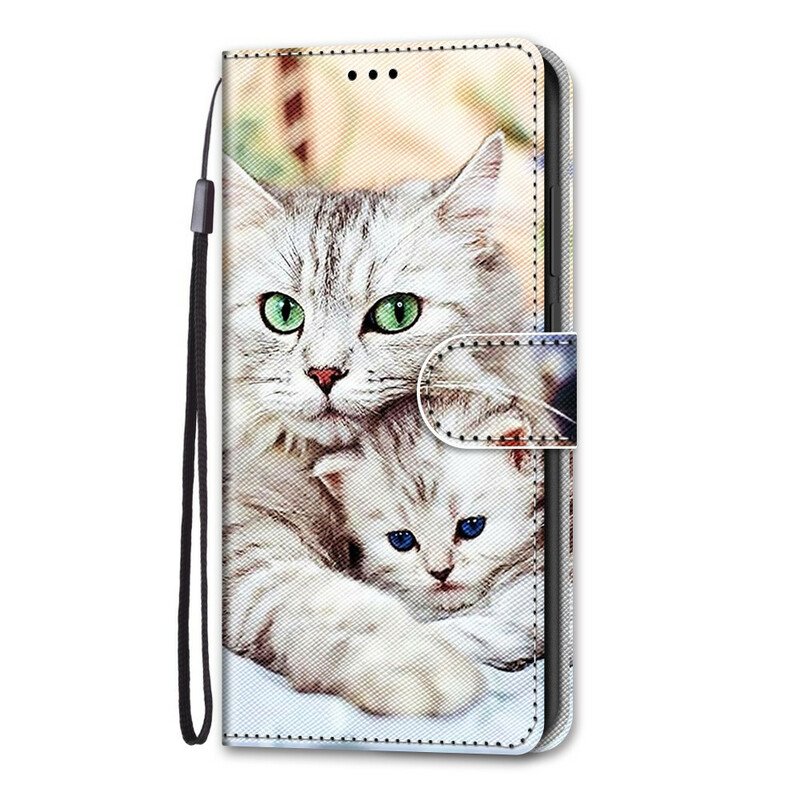 Folio-fodral Samsung Galaxy S21 5G Kattfamilj