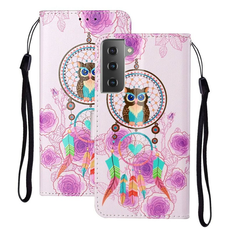 Folio-fodral Samsung Galaxy S21 5G King Owl