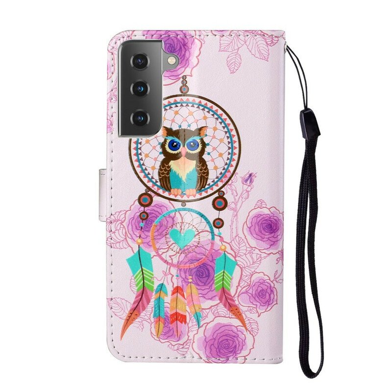 Folio-fodral Samsung Galaxy S21 5G King Owl