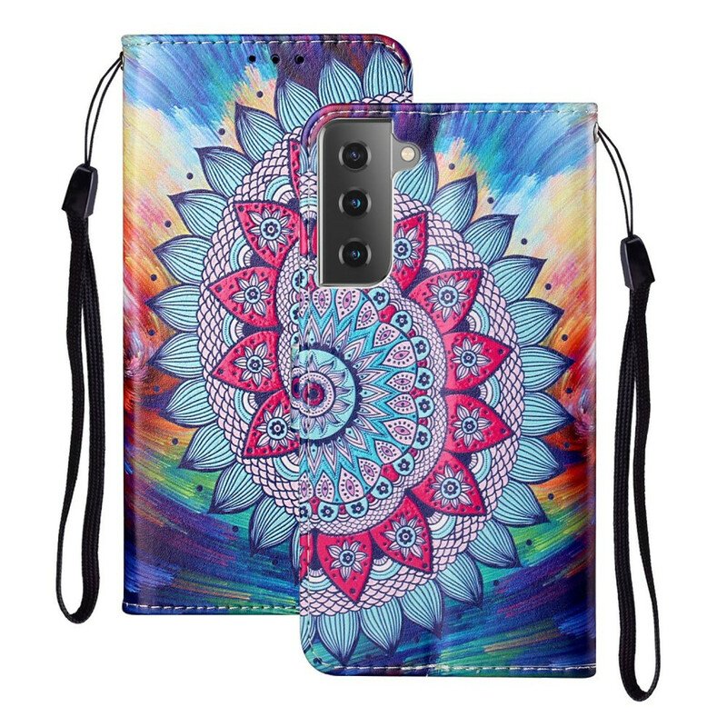 Folio-fodral Samsung Galaxy S21 5G Kung Mandala