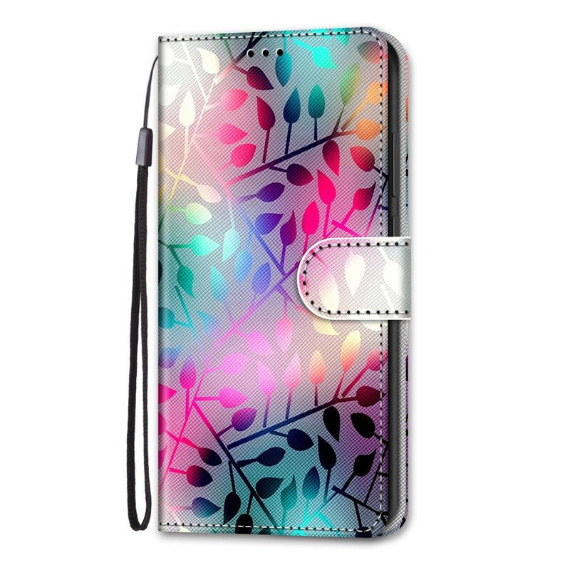 Folio-fodral Samsung Galaxy S21 5G Neon Blad