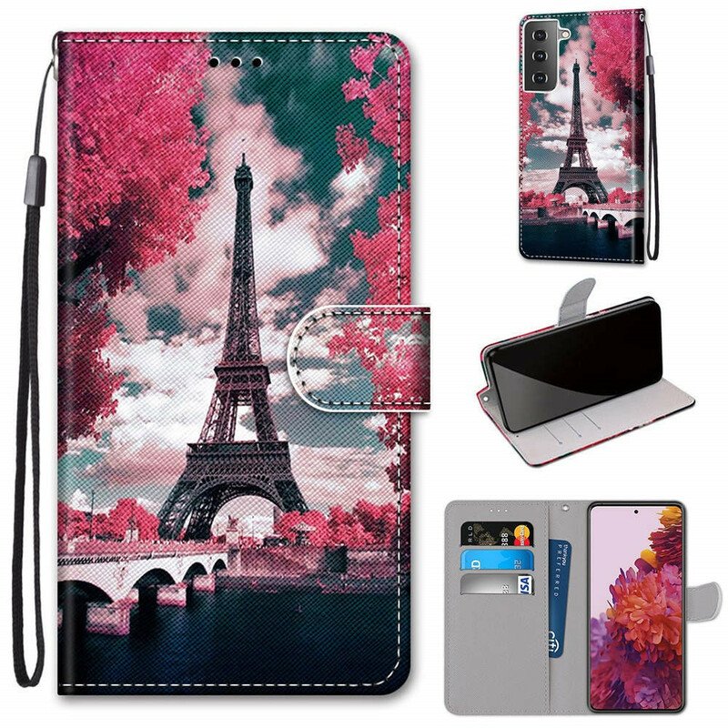 Folio-fodral Samsung Galaxy S21 5G Paris I Blom