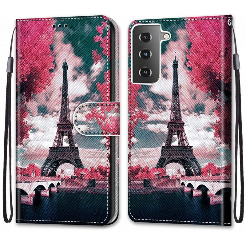 Folio-fodral Samsung Galaxy S21 5G Paris I Blom