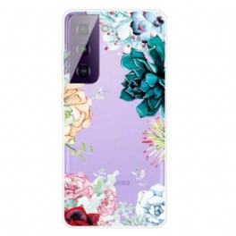 Skal Samsung Galaxy S21 5G Akvarell Blommor