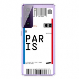 Skal Samsung Galaxy S21 5G Boardingkort Till Paris