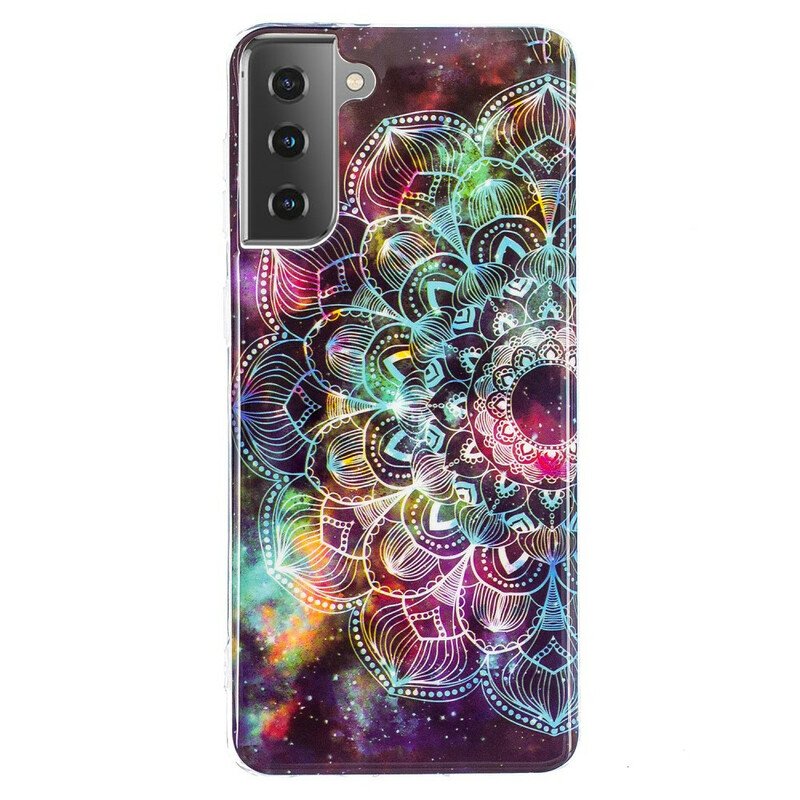 Skal Samsung Galaxy S21 5G Fluorescerande Blommig Serie