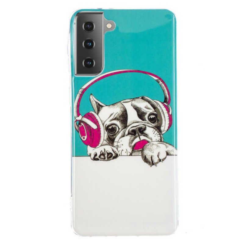 Skal Samsung Galaxy S21 5G Fluorescerande Hund