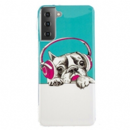 Skal Samsung Galaxy S21 5G Fluorescerande Hund