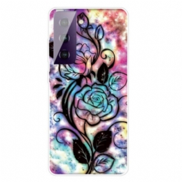 Skal Samsung Galaxy S21 5G Grafisk Blomma