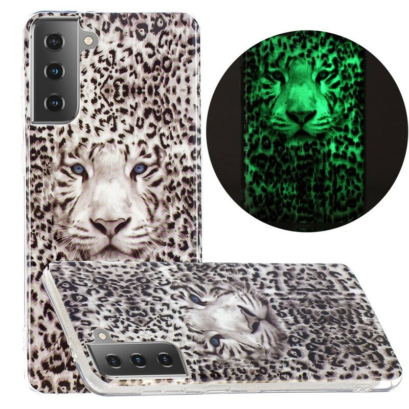 Skal Samsung Galaxy S21 5G Leopard Fluorescerande