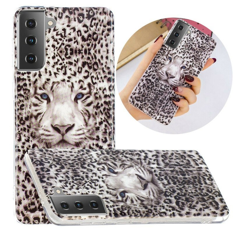 Skal Samsung Galaxy S21 5G Leopard Fluorescerande