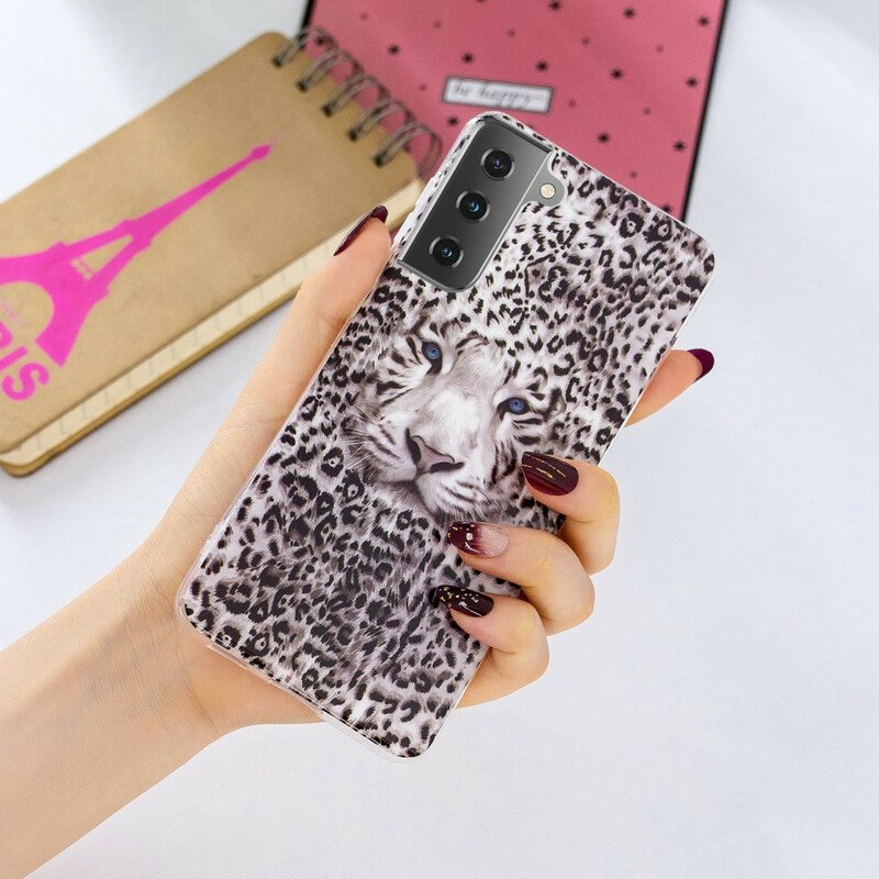 Skal Samsung Galaxy S21 5G Leopard Fluorescerande