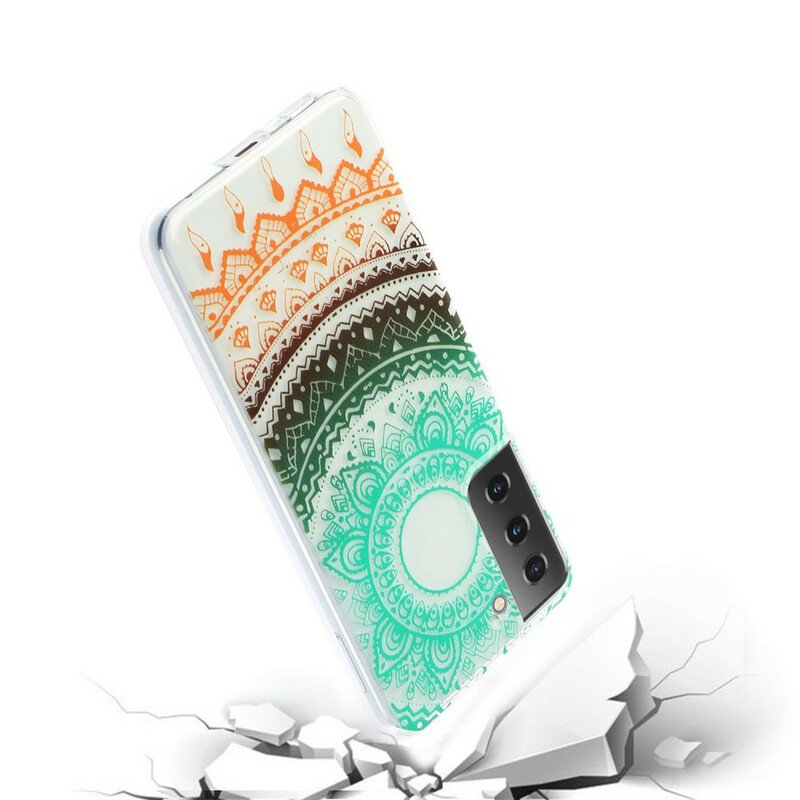 Skal Samsung Galaxy S21 5G Sömlös Blomma Mandala