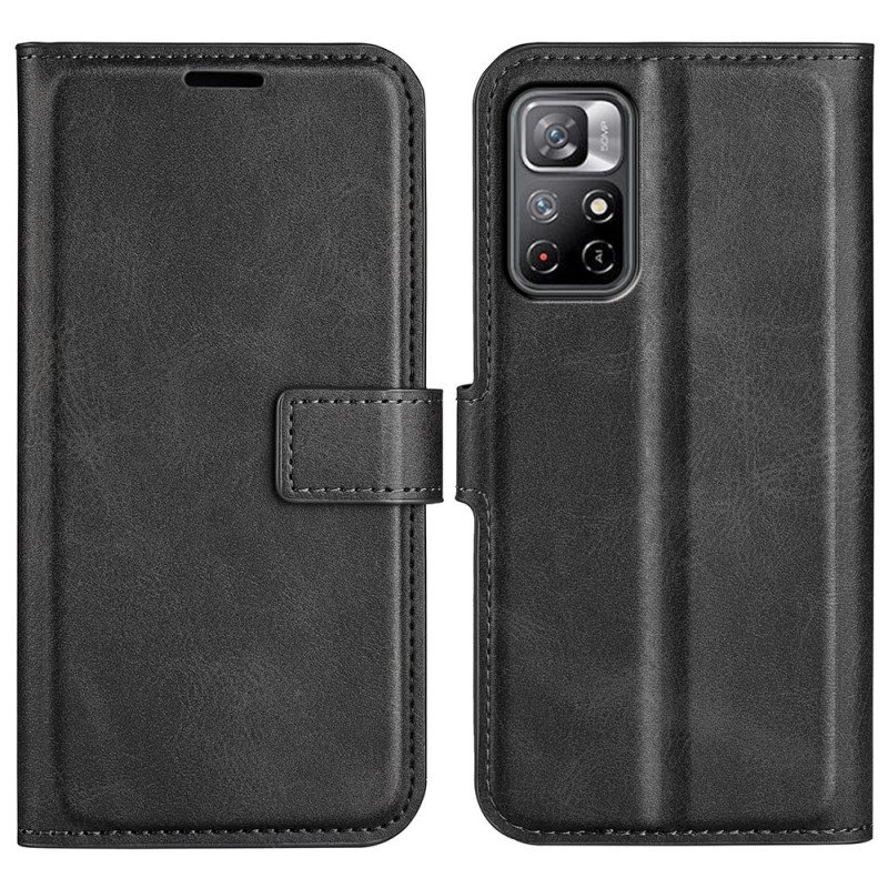 Fodral Poco M4 Pro 5G Faux Leather Design Plus