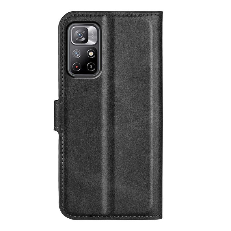 Fodral Poco M4 Pro 5G Faux Leather Design Plus