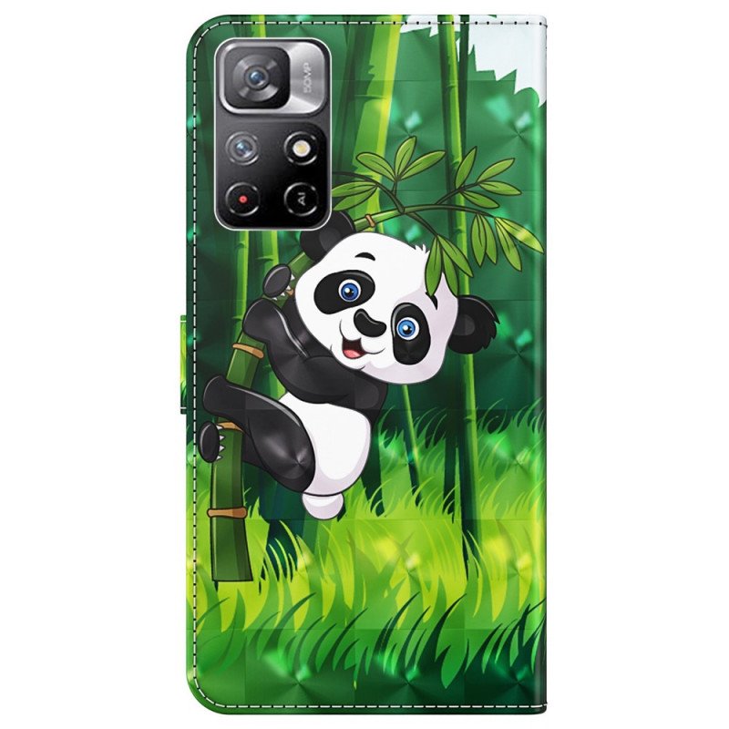 Fodral Poco M4 Pro 5G Panda Och Bambu