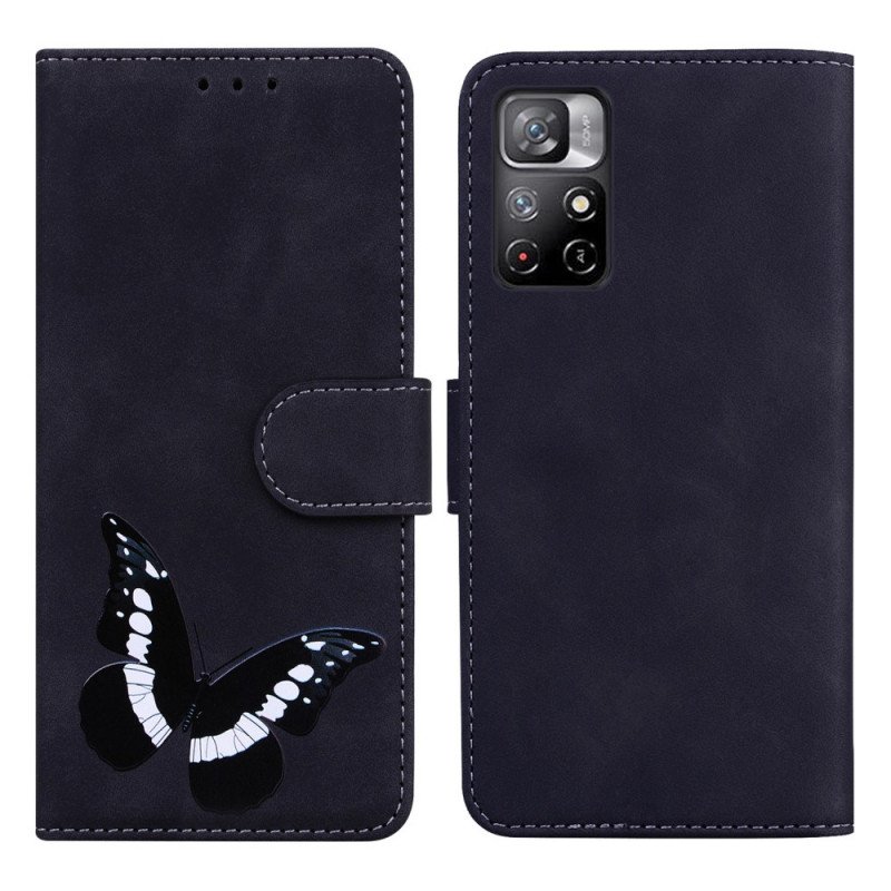 Fodral Poco M4 Pro 5G Skin-touch Butterfly