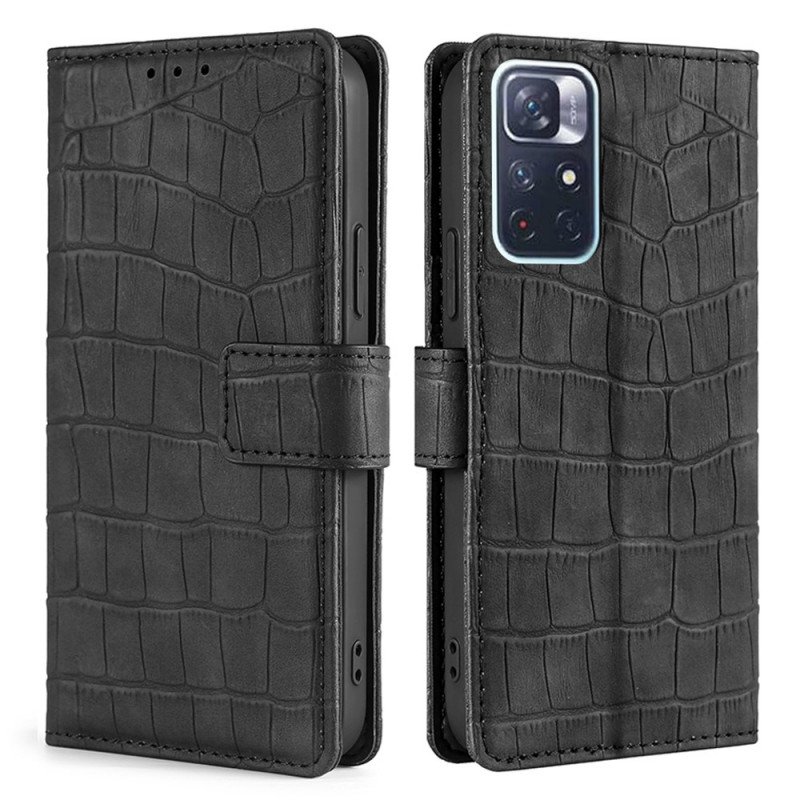 Fodral Poco M4 Pro 5G Skin-touch Crocodile