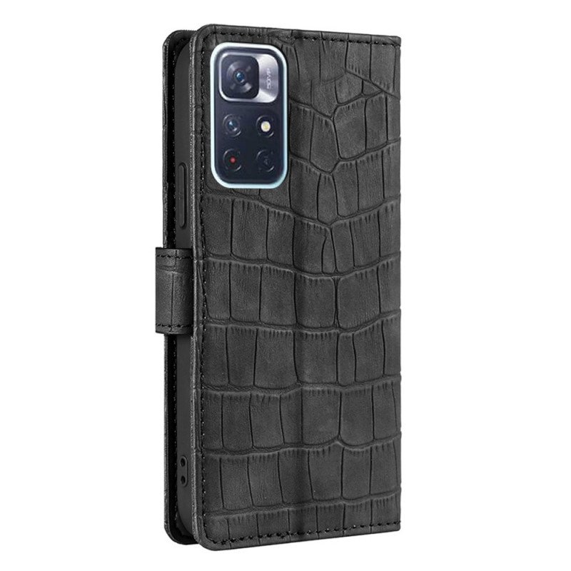 Fodral Poco M4 Pro 5G Skin-touch Crocodile