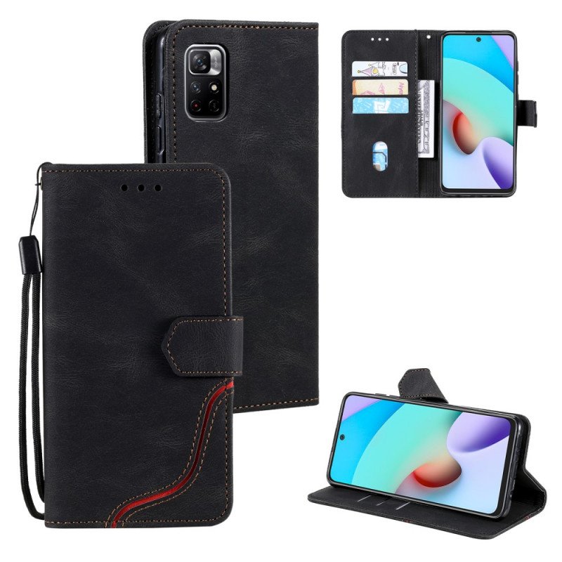 Fodral Poco M4 Pro 5G Skin-touch Split Läder