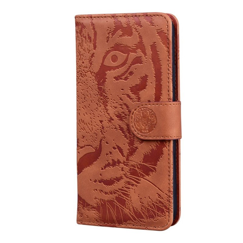 Fodral Poco M4 Pro 5G Tiger Face Print