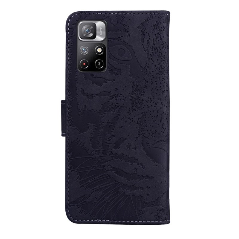 Fodral Poco M4 Pro 5G Tiger Face Print