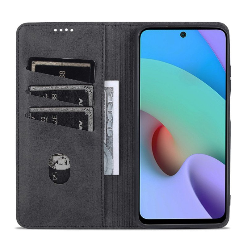 Folio-fodral Poco M4 Pro 5G Läderfodral Azns Läder Styling