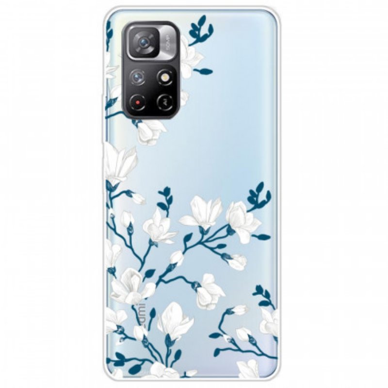 Skal Poco M4 Pro 5G Vita Blommor