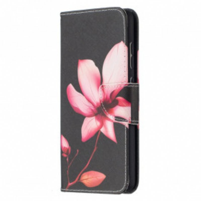 Folio-fodral Samsung Galaxy A52 4G / A52 5G / A52s 5G Rosa Blomma