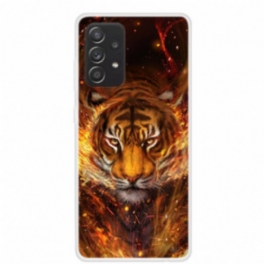 Skal Samsung Galaxy A52 4G / A52 5G / A52s 5G Flexibel Tiger