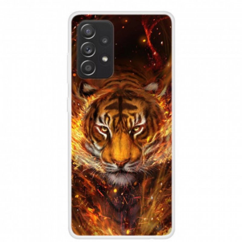 Skal Samsung Galaxy A52 4G / A52 5G / A52s 5G Flexibel Tiger